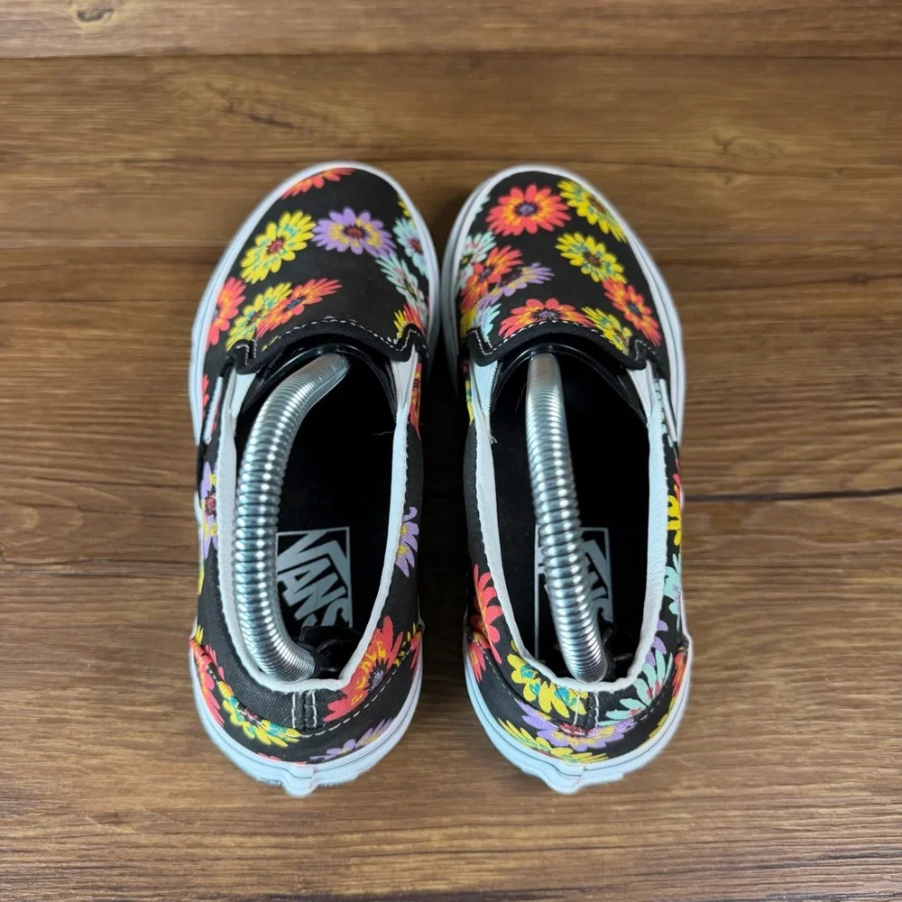 VANS ‘Peace‎ Floral’ Slip-On Sneakers Women’s Size 6 Shoes_10